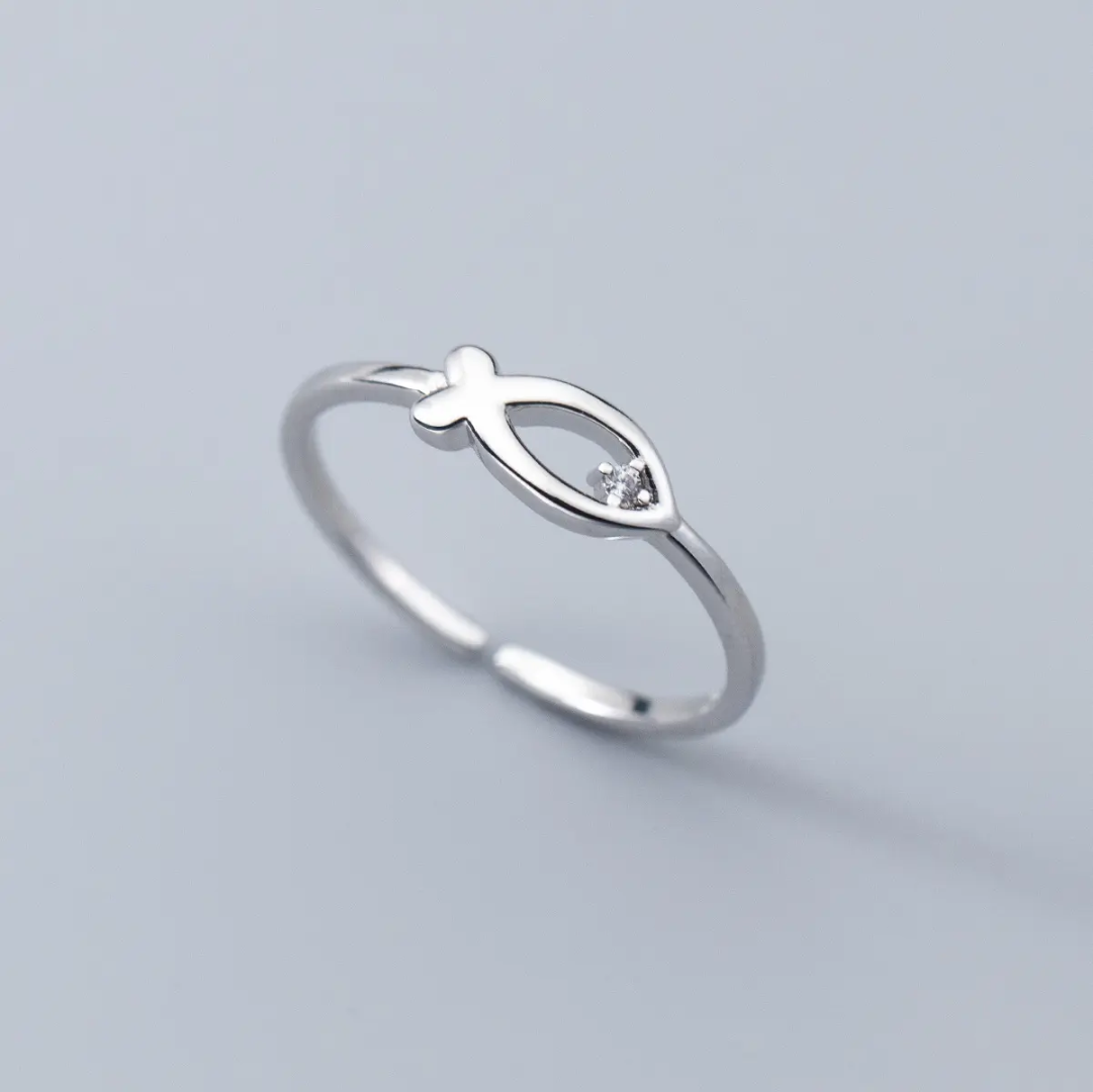 925 STERLING SILVER FISHERS OF MEN RING