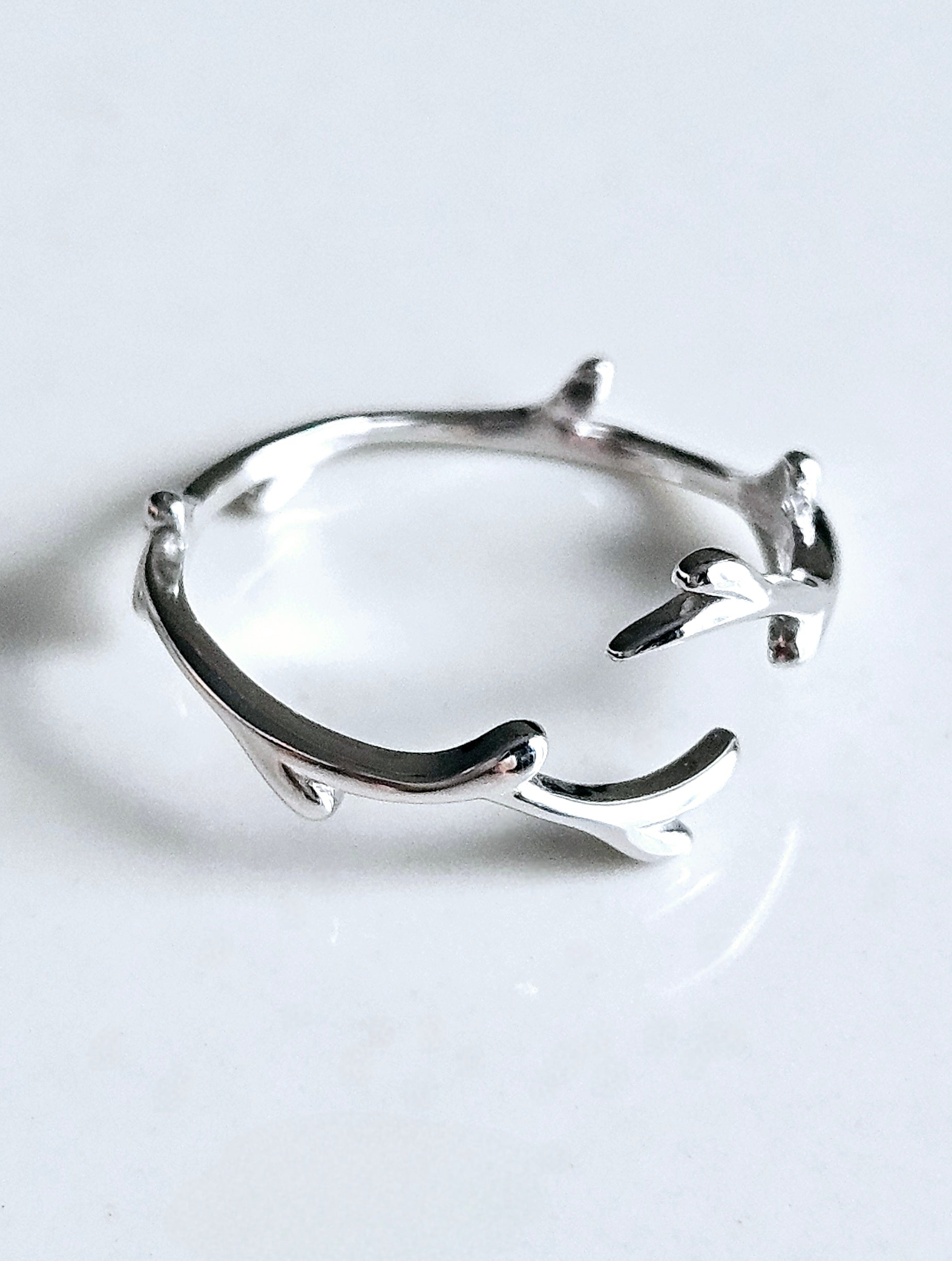 925 STERLING SILVER CROWN OF THORNS RING