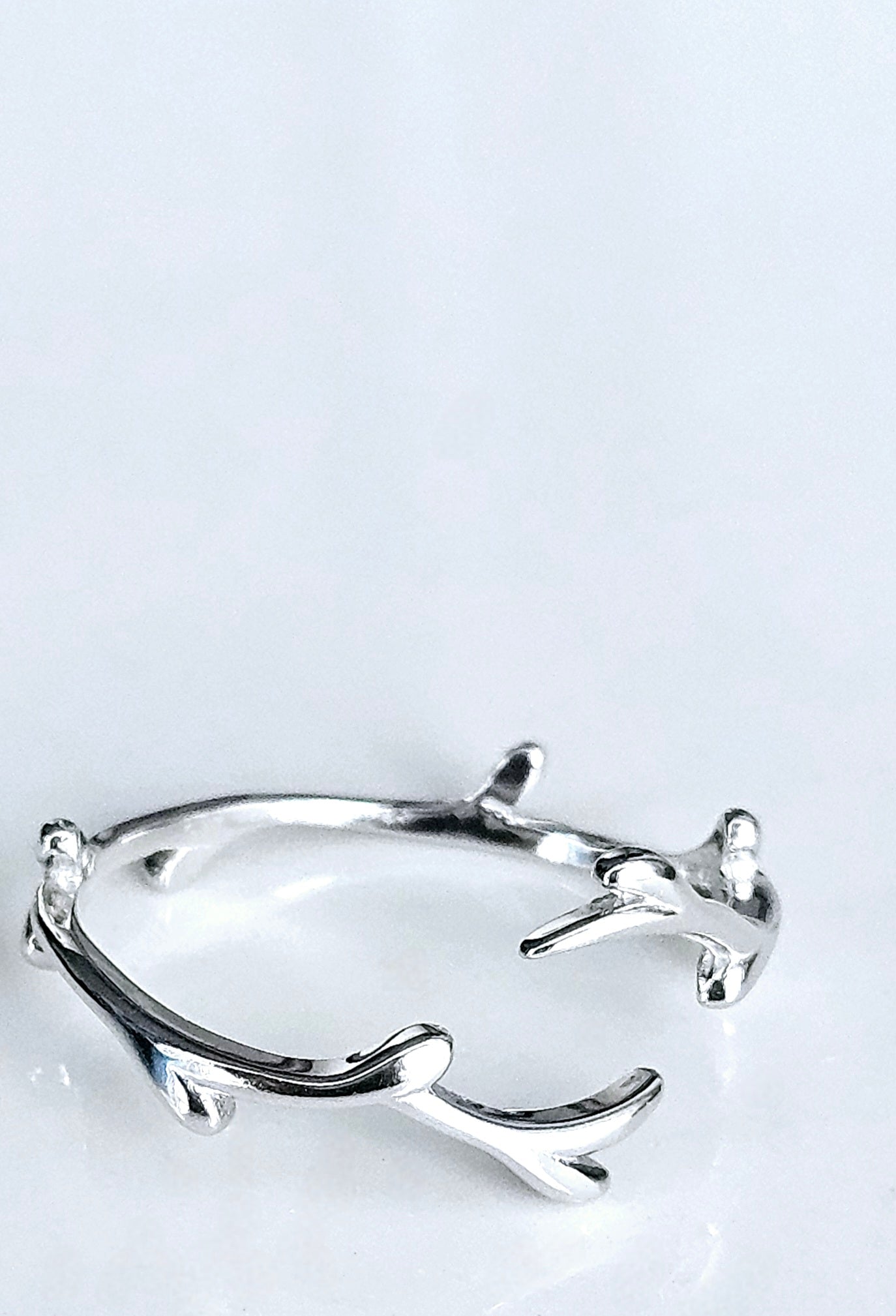 925 STERLING SILVER CROWN OF THORNS RING
