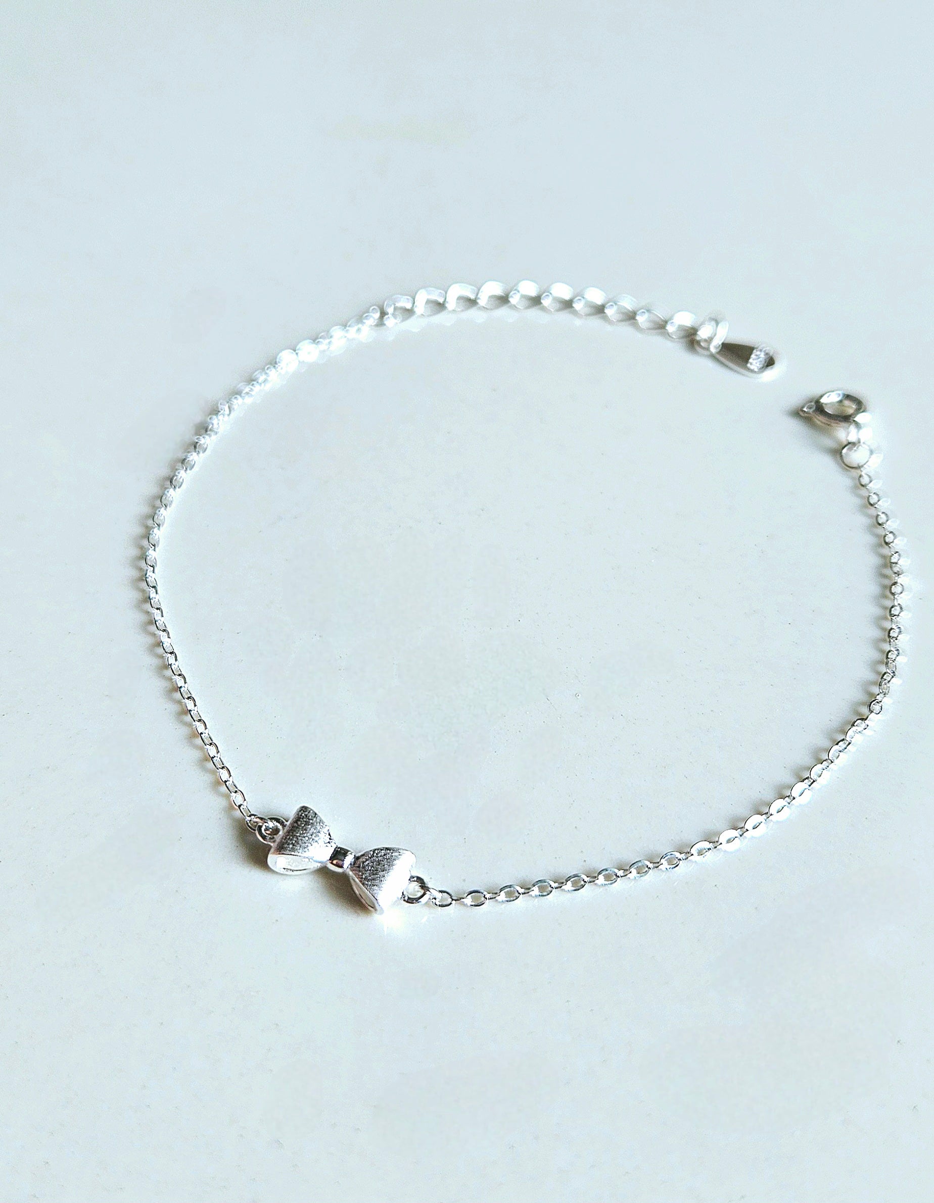 925 STERLING SILVER BRACELET WITH A BOW