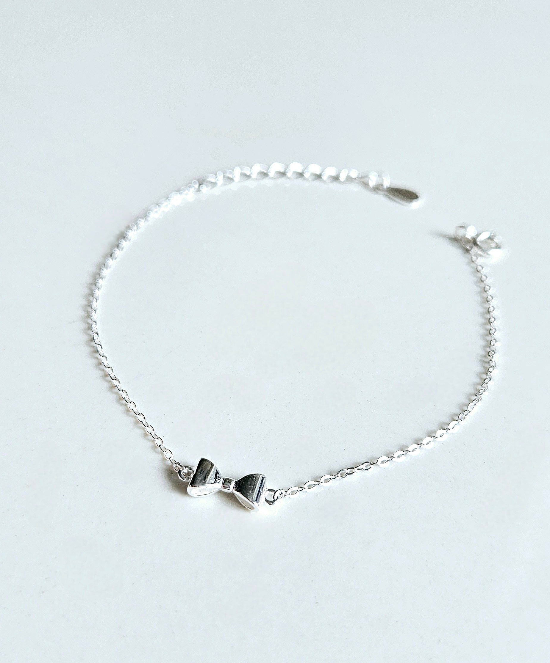 925 STERLING SILVER BRACELET WITH A BOW