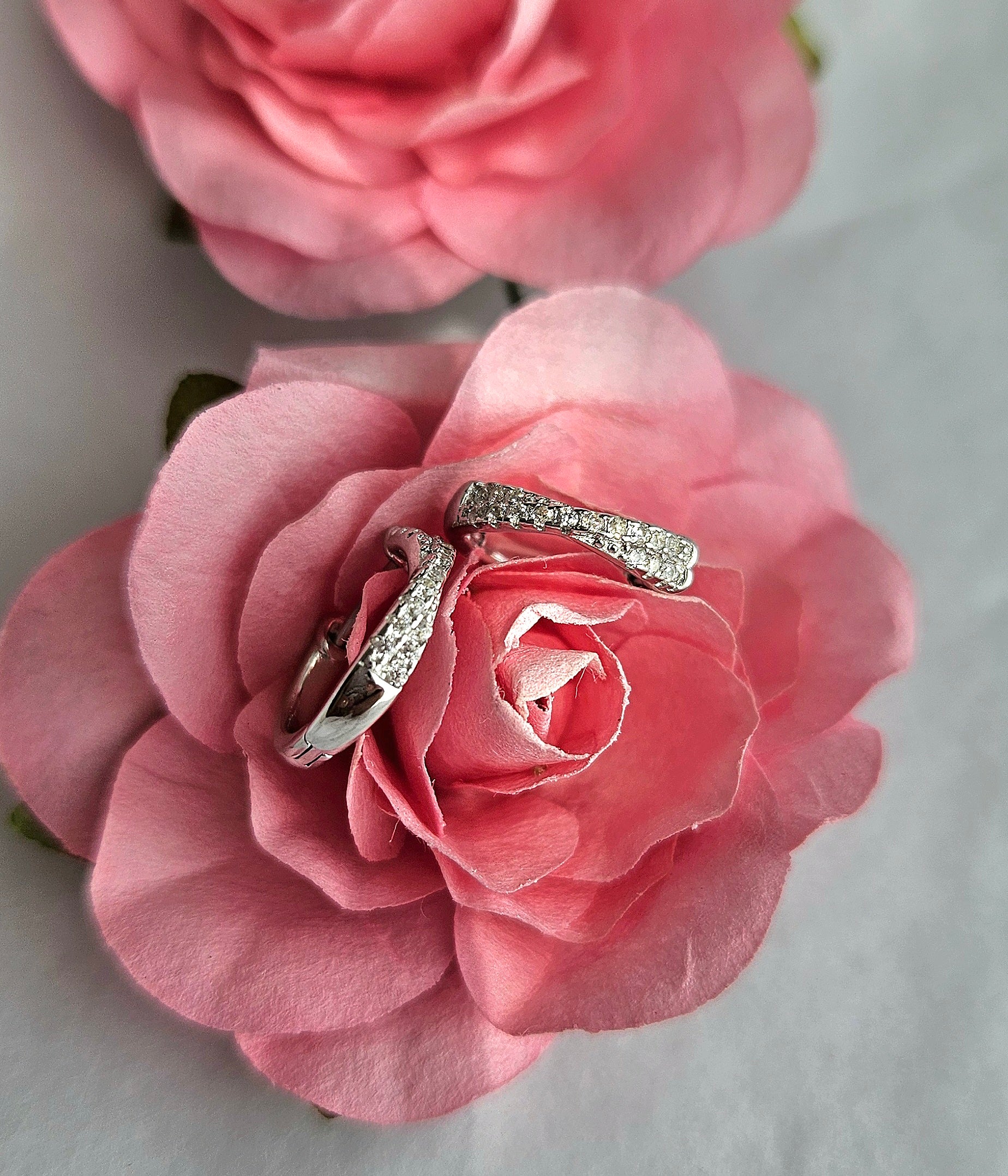 925 STERLING SILVER HOOP EARRINGS (SILVER/ 18K GOLD-PLATED)