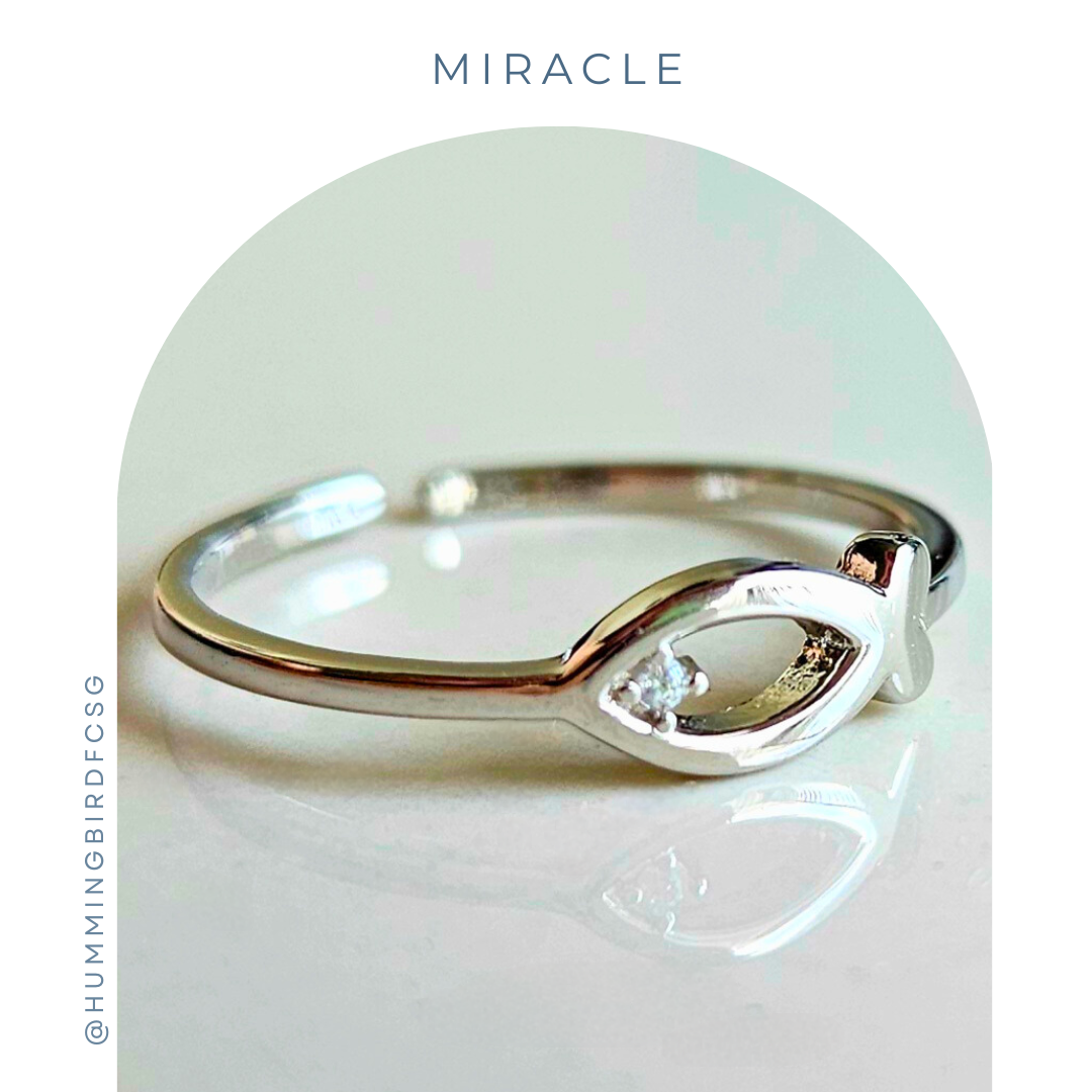 925 STERLING SILVER FISHERS OF MEN RING