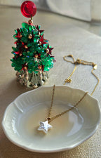 STAINLESS STEEL GOLD NECKLACE WITH A STAR PENDANT