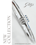 STAINLESS STEEL SILVER BANGLE WITH RHINESTONES