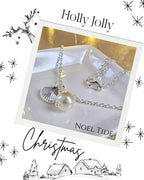 STAINLESS STEEL SILVER NECKLACE WITH FAUX PEARL AND SHELL PENDANT